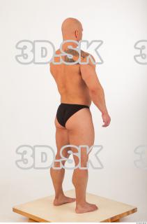 Whole body modeling swim suit photo reference of Sebastian 0033